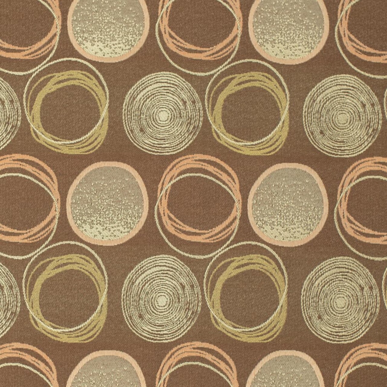 Maple - Brown Abstract Geometric Upholstery Fabric 54 Inches"